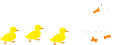 あひるの親子